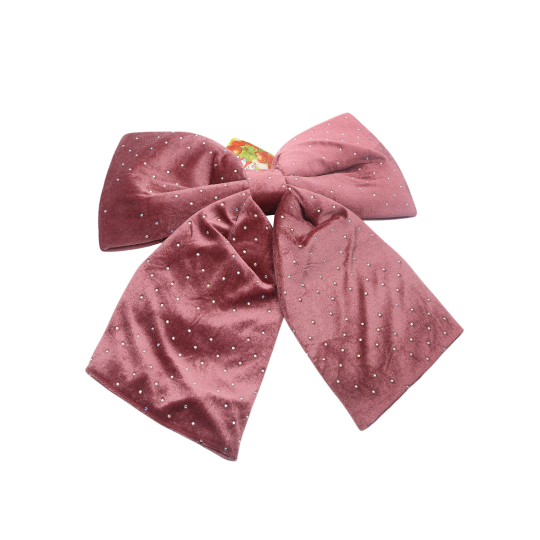 Fundă decorativă pentru brad 35x38cm M21-163 - Roz închis