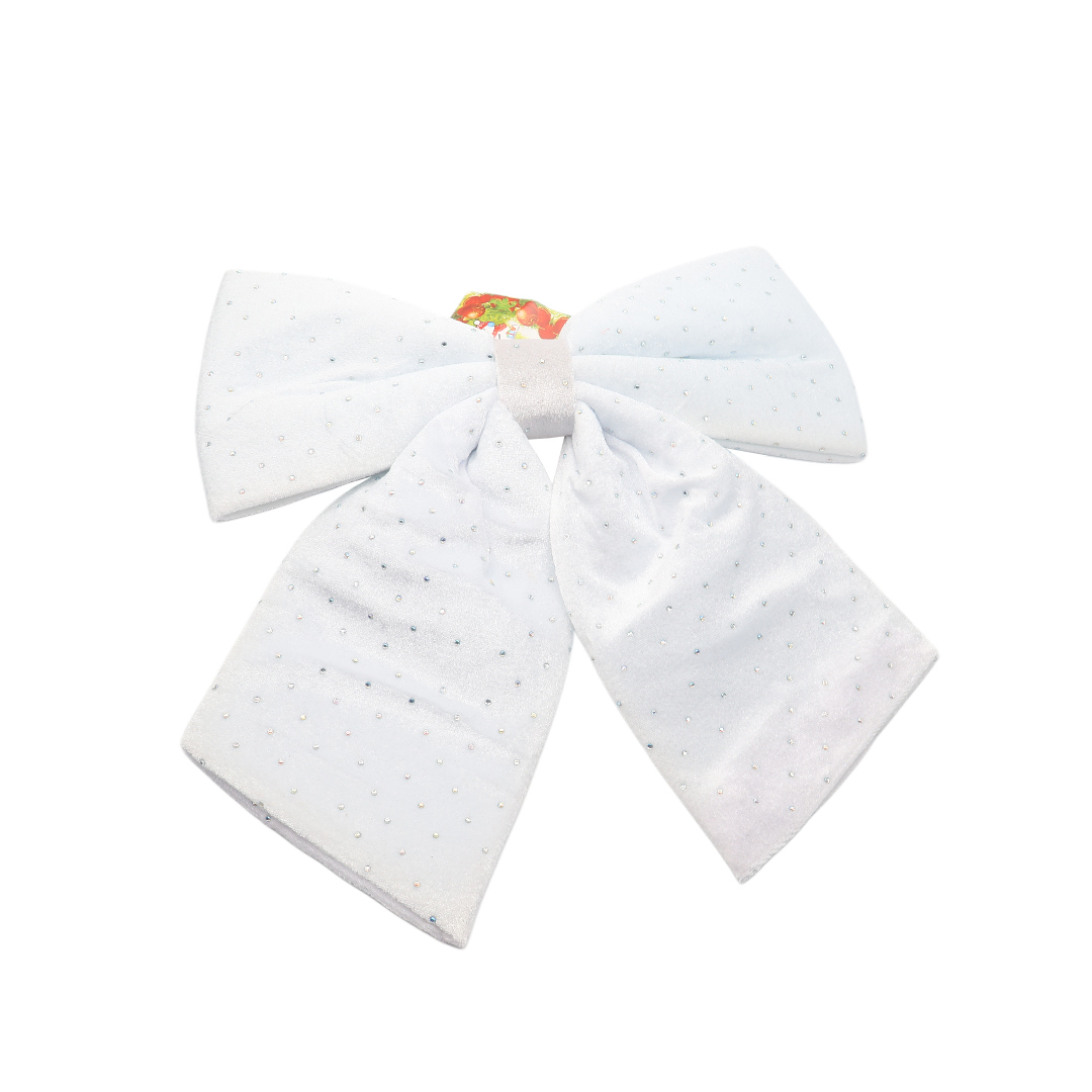 Fundă decorativă pentru brad 35x38cm M21-163 - Alb