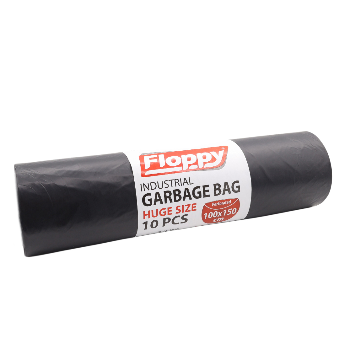 Saci menajeri Industriali Floppy 200L, 100 x 150 cm, 10 pcs negri