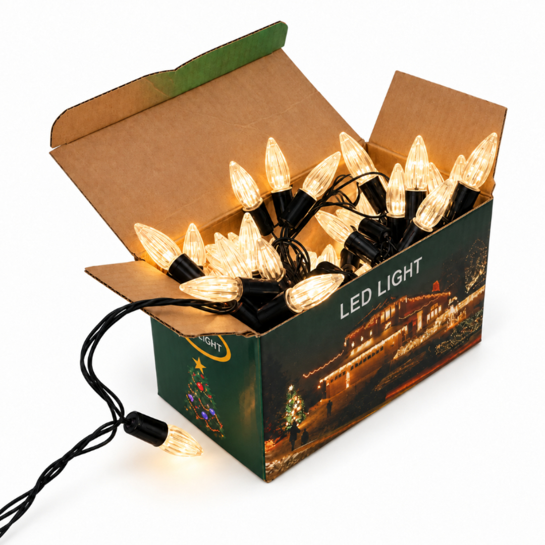 Ghirlandă turture M13-404-1, lumină caldă, 10 m, 60 luminițe led