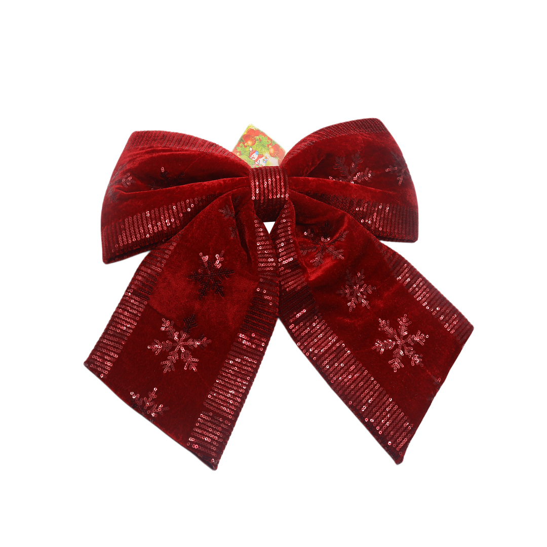 Fundă decorativă pentru brad 35x38cm M21-164 - Bordo