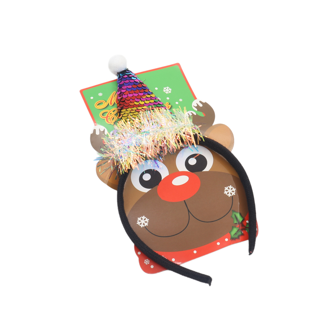 Cerc de Crăciun cu cornițe M21-190 - Multicolor