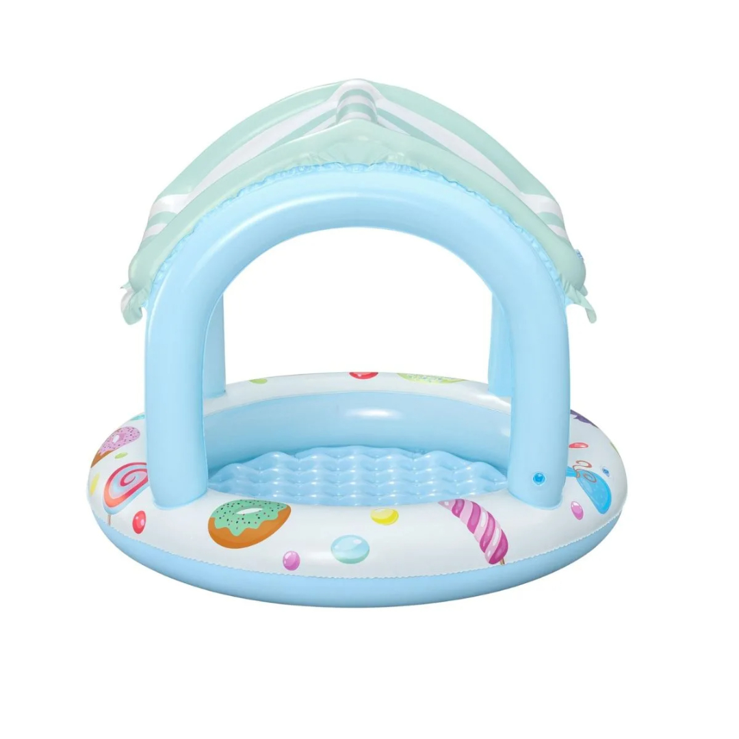 Piscină gonflabilă cu acoperiș Bestway, M25-87, podea moale, multicolor, vinil rezistent,  34 L, 1.04 cm x 84 cm - thumbs image 3