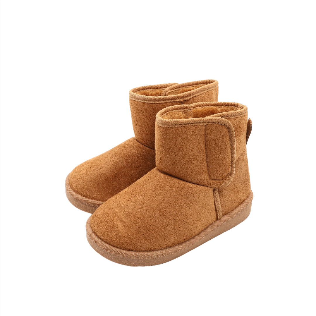 Papuci pentru copii M26-462, textil Nubuc, talpa PVC, multicolor, marimea 25 - 30 - Maro
