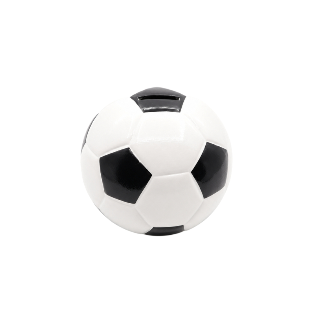 Pușculiță "Minge" M28-40, ceramică, alb, 15 cm