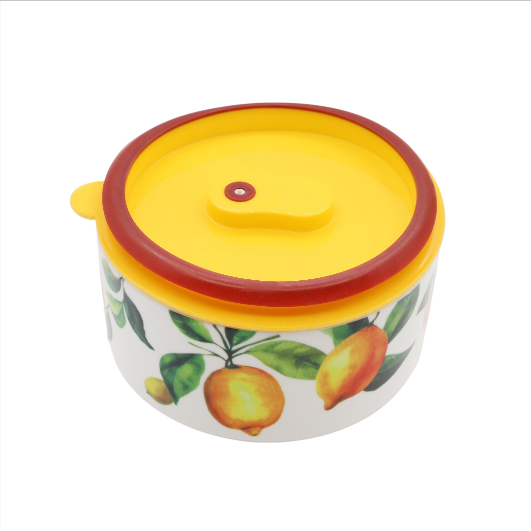 Set containere M26-218, 3 buc, ceramică, imprimeu lămâie, 320 ml / 580 ml / 900 ml - thumbs image 3