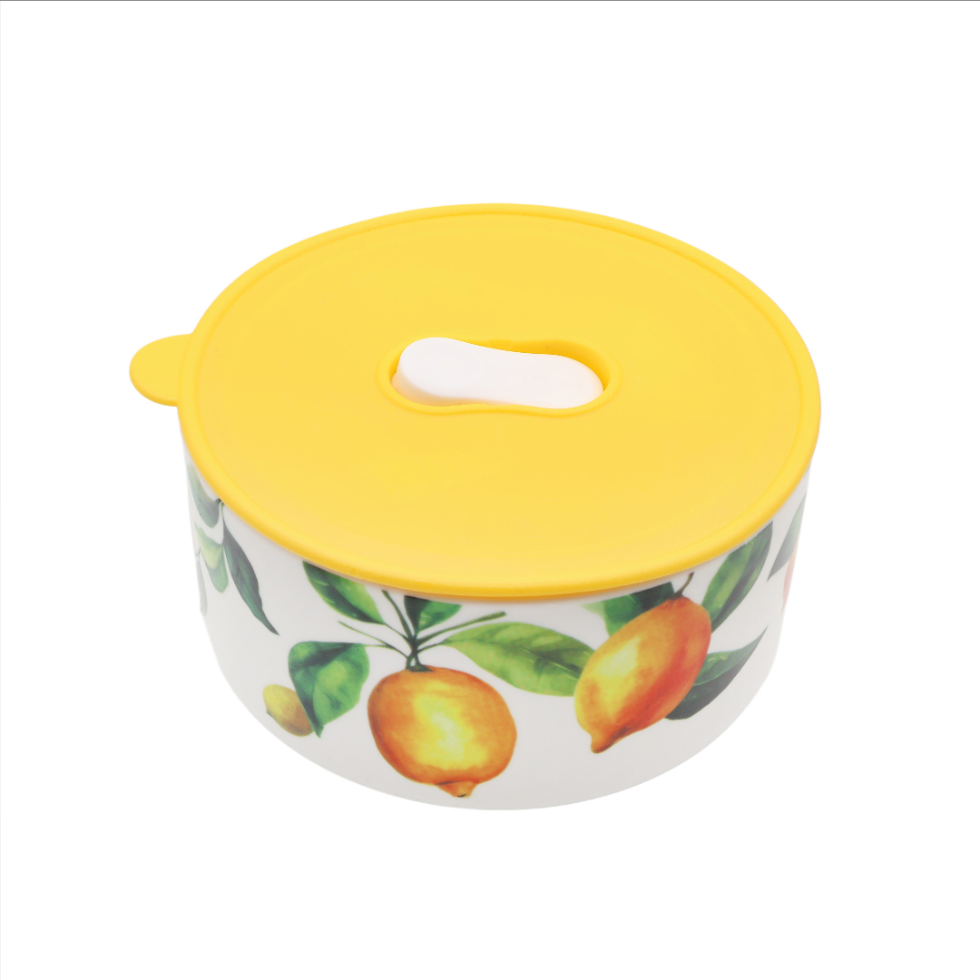 Set containere M26-218, 3 buc, ceramică, imprimeu lămâie, 320 ml / 580 ml / 900 ml - thumbs image 2