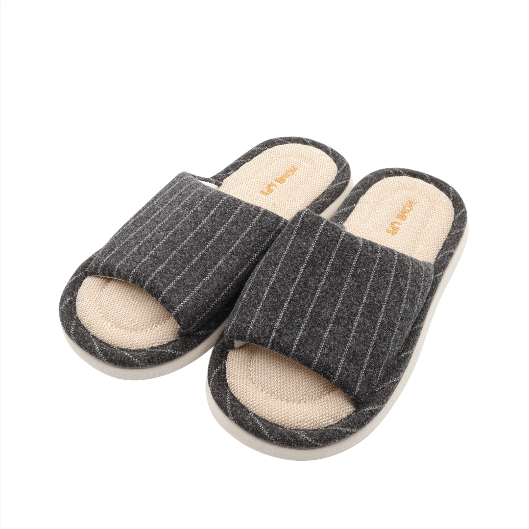 Papuci de cameră bărbați M26-440, textil, talpa PVC, multicolor, marimea 36-37 / 44-45 - thumbs image 1