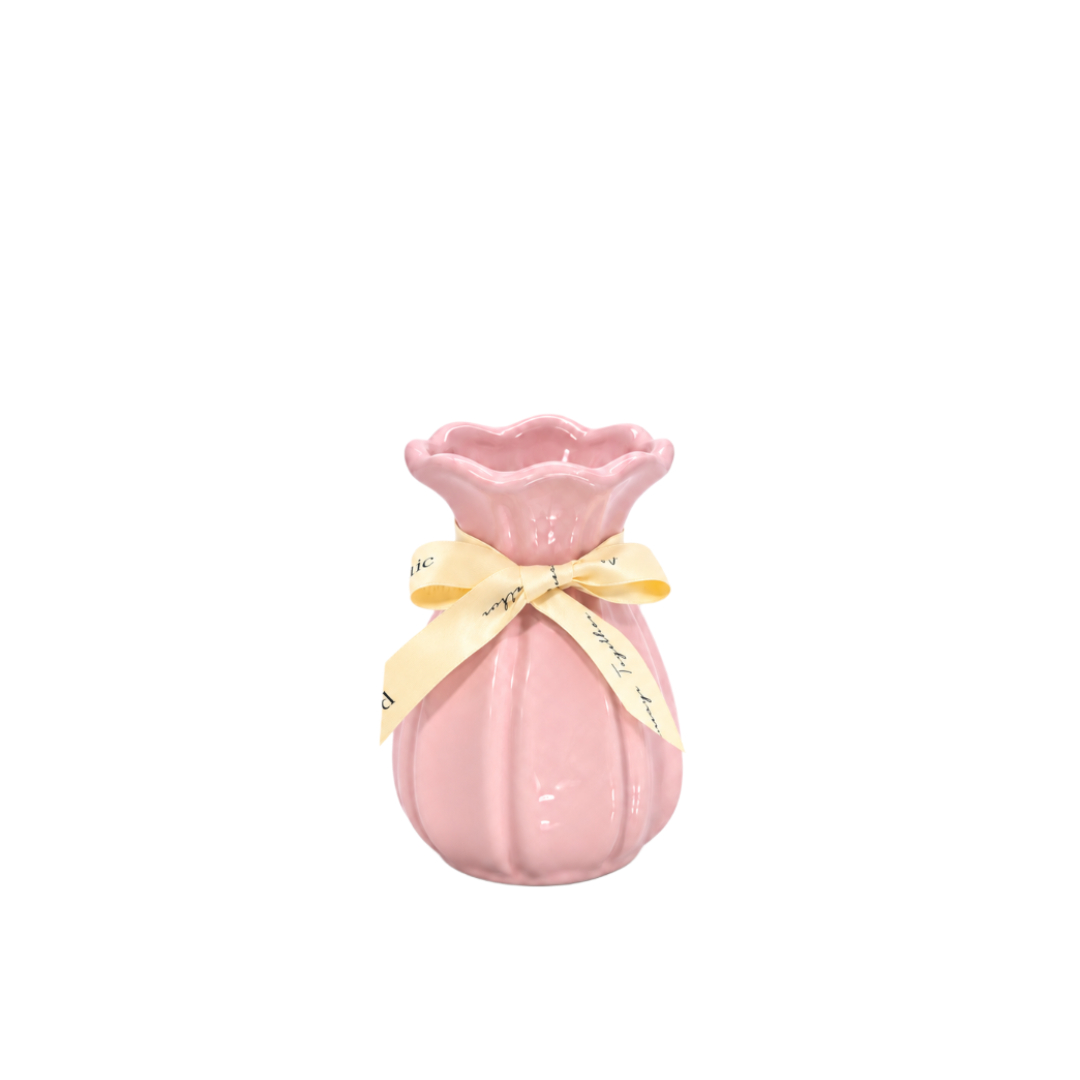 Vază pentru flori M26-331, ceramică, multicolor, 14.7 x 9.5 cm