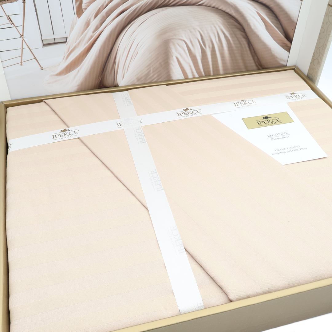 Lenjerie de pat IPECKE, Deluxe Satin, 200 x 220 cm, 4 piese - thumbs image 2