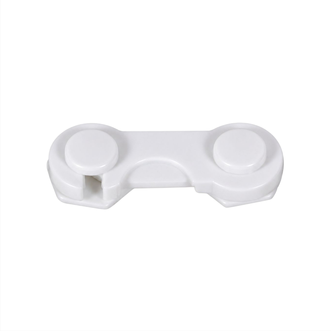 Stop pentru dulapuri și sertare DollyMaxel Y-806, plastic, alb, 9 cm x 3.5 cm