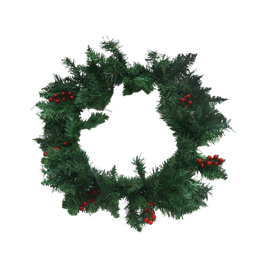 Coroniță decorativă de Crăciun, 60cm