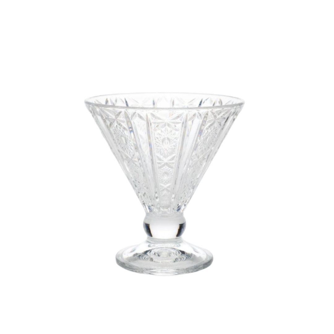 Set 6 cupe pentru inghețată, M21-342, Sticlă sodocalcică, 325 ml