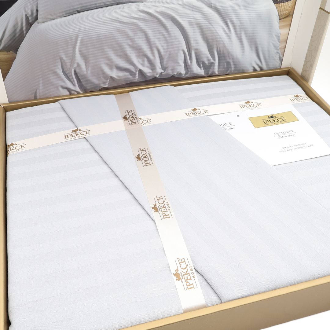 Lenjerie de pat IPECKE, Deluxe Satin, 200 x 220 cm, 4 piese - thumbs image 2