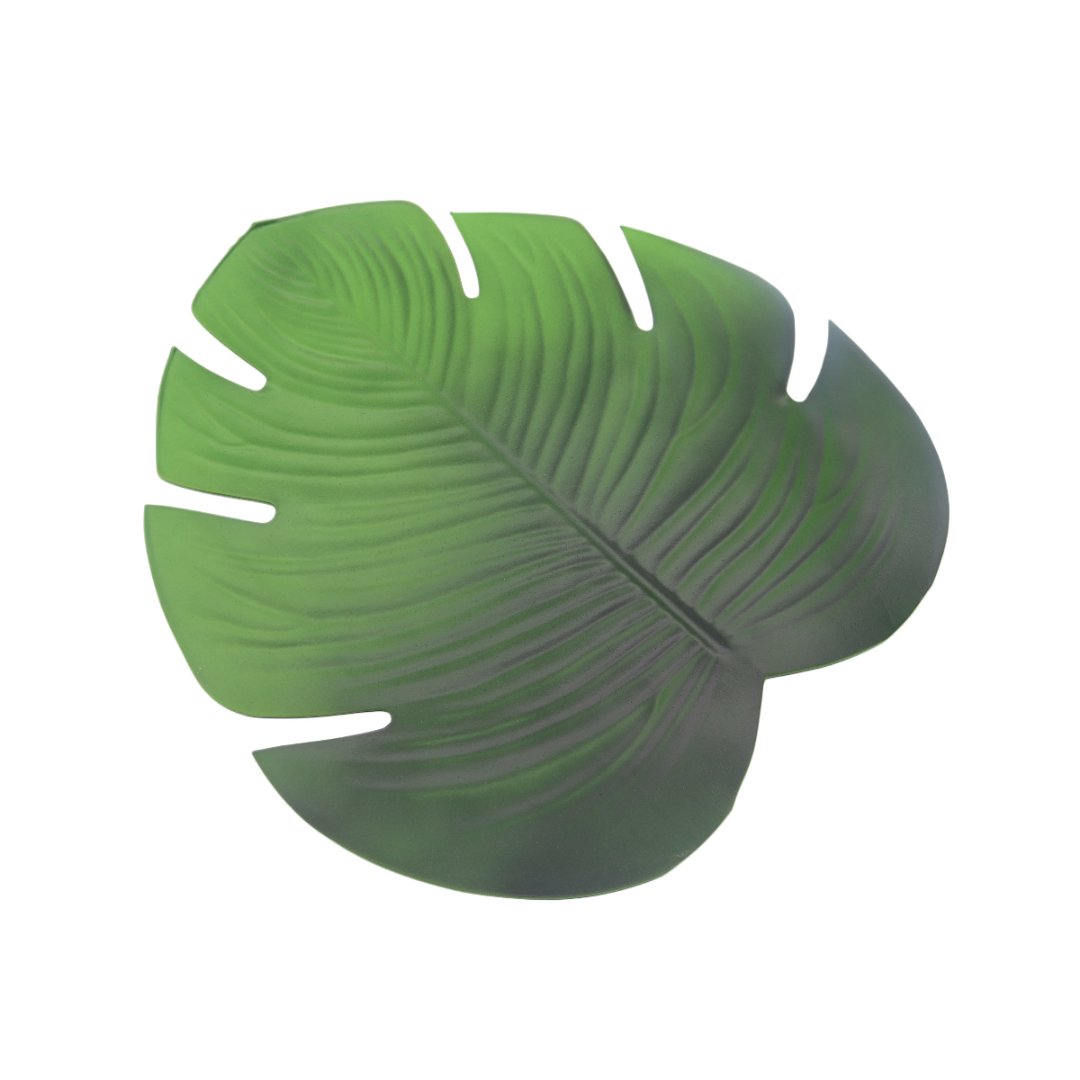 Suport sub farfurie "Monstera" M11-180, plastic, verde închis,