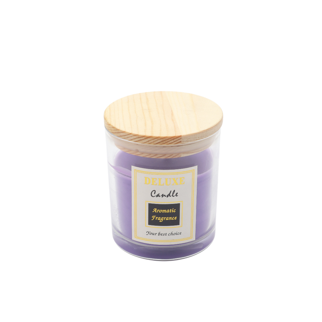 Lumânare parfumată Delux M17-461, сeară, multicolor, 8.4x7.2 cm