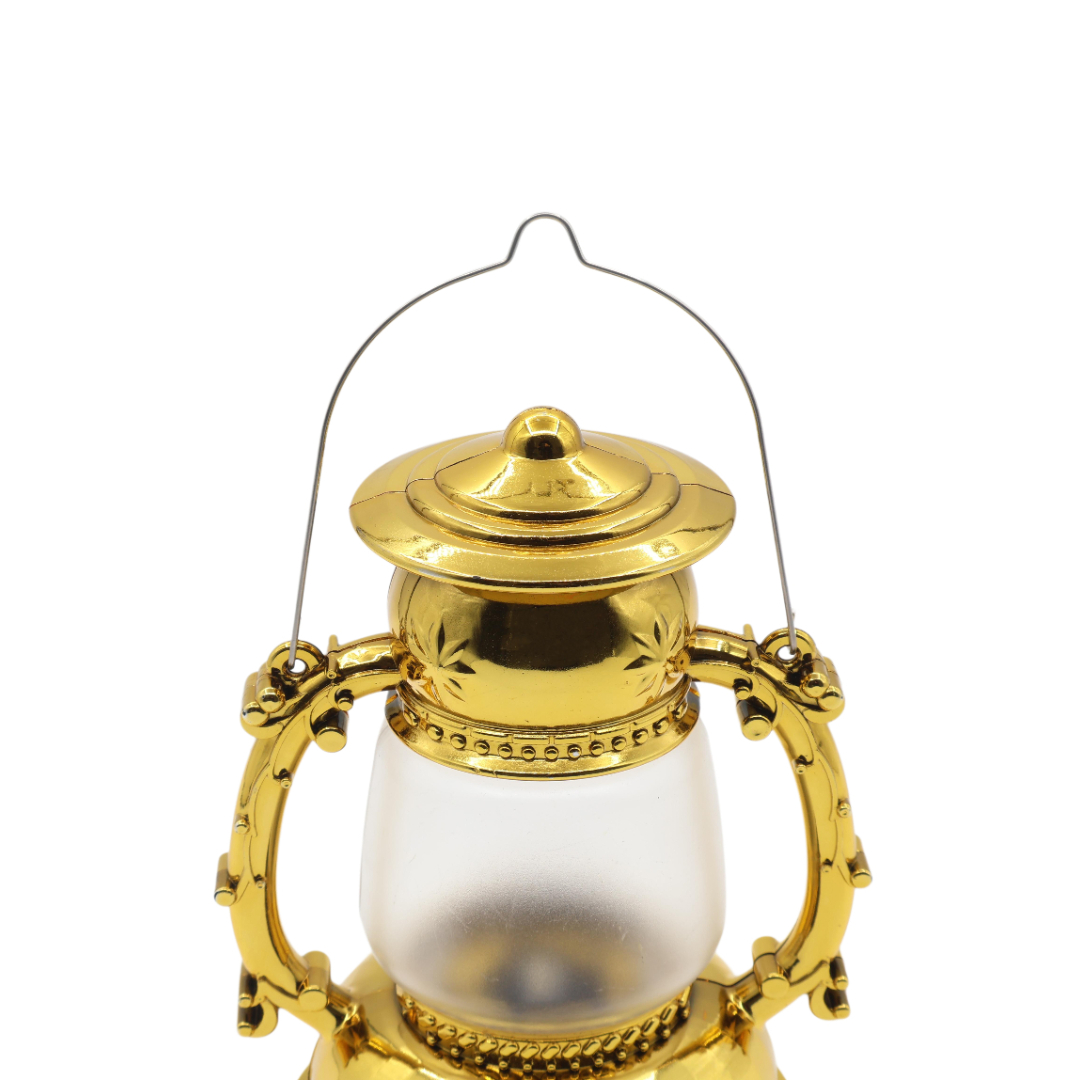 Подвесной фонарь со светодиодной свечой M20-85, пластик, золотистый, 16x9.5 см - thumbs image 2