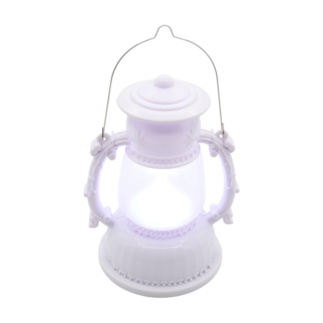 Фонарь подвесной со свечей LED M20-86, пластик, белый, 16x9.5 см - thumbs image 3