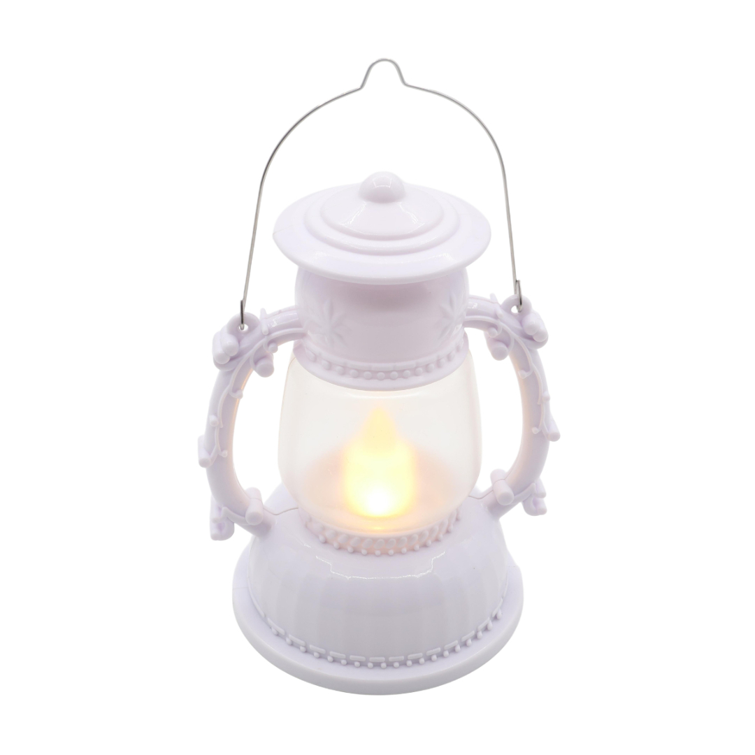 Фонарь подвесной со свечей LED M20-86, пластик, белый, 16x9.5 см - thumbs image 4