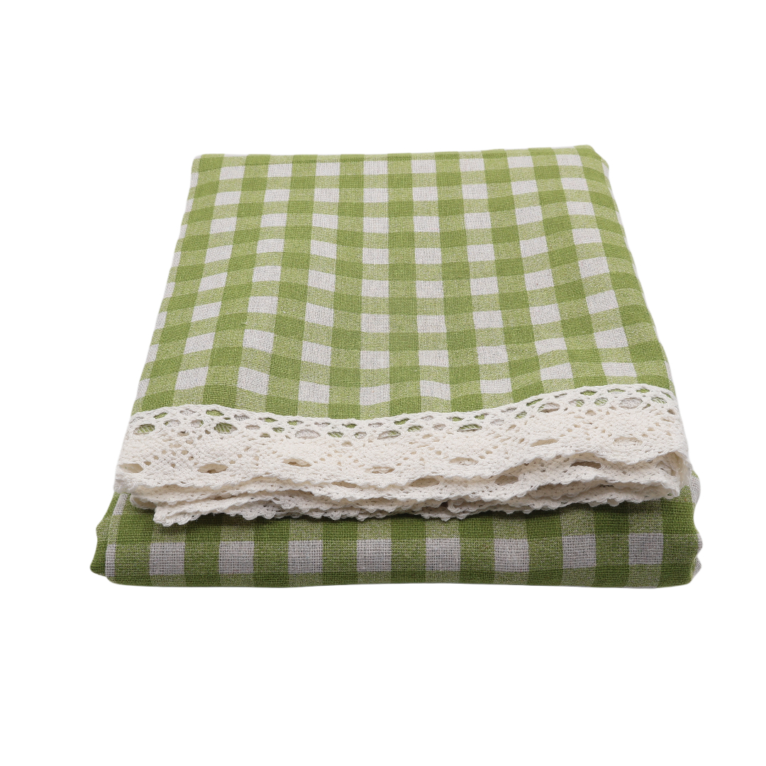 Față de masă în carouri M24-161, poliester, multicolor 150cm*180cm - thumbs image 2