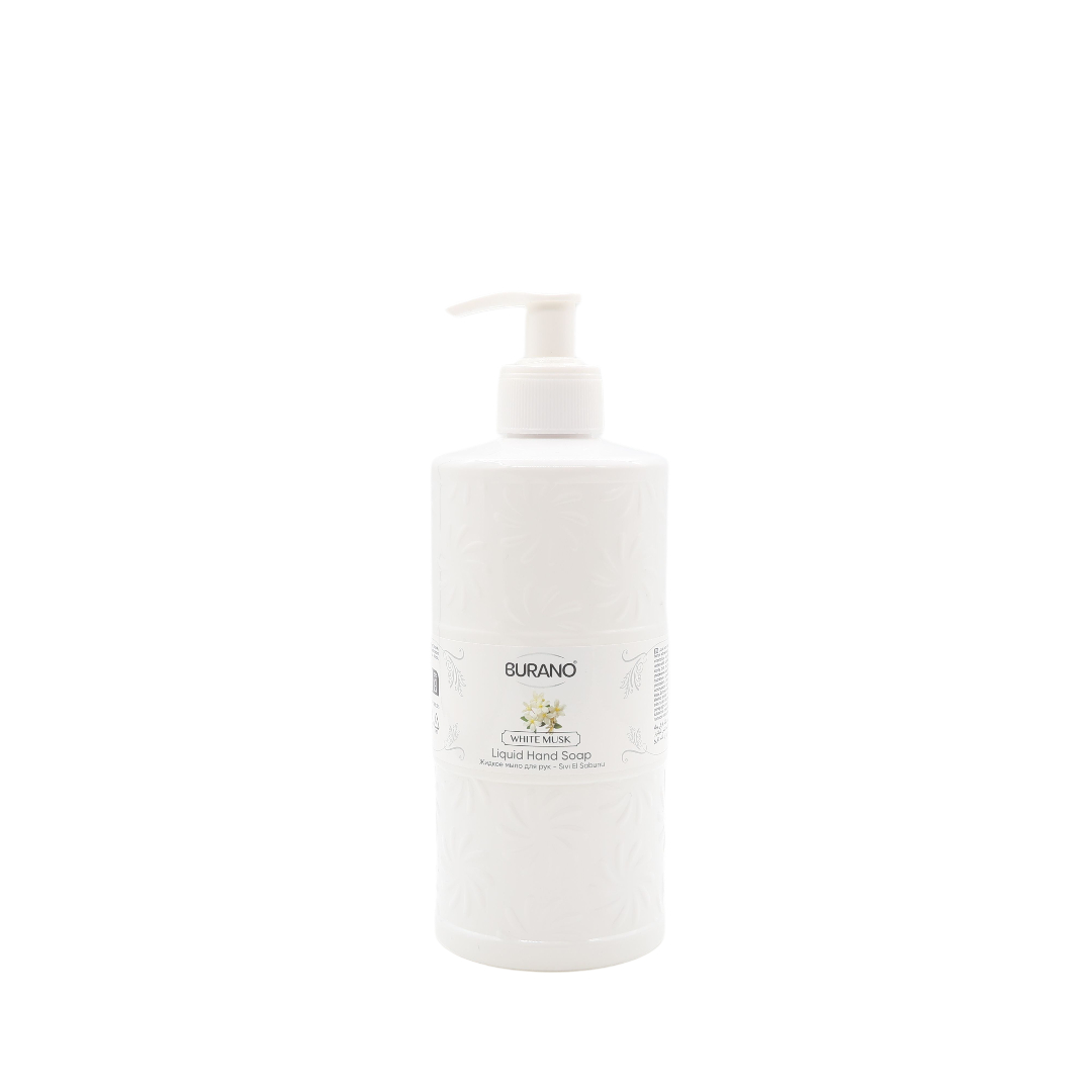 Săpun lichid Elegant BURANO "White Musk", 500 ml, alb