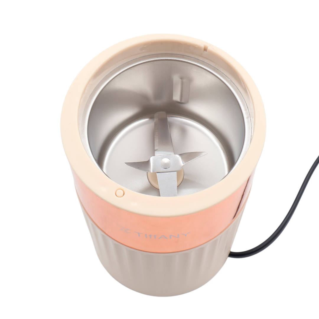 Râșniță pentru cafea Tiffany TF-605, crem-roz, plastic și oțel inoxibil, 4 lame, 200 g, 800 W - thumbs image 3