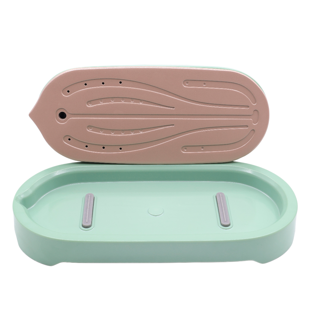 Aparat de călcat cu aburi Tiffany TF-2102B, turcoaz deschis, plastic, cu suport, 140 ml, 2000 W, 17 x 7 x 13 cm - thumbs image 3