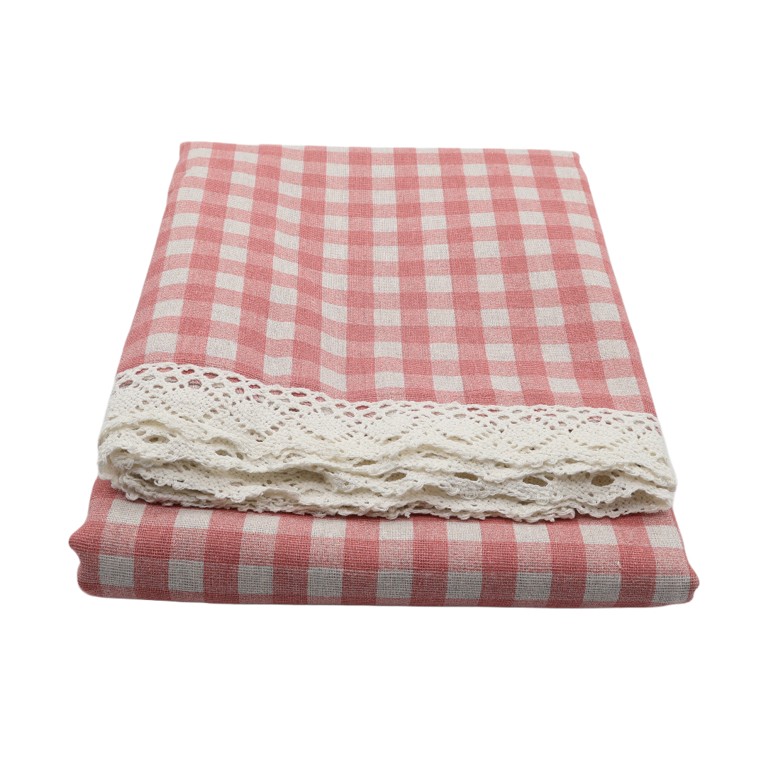 Față de masă în carouri M24-161, poliester, multicolor 150cm*180cm - thumbs image 2