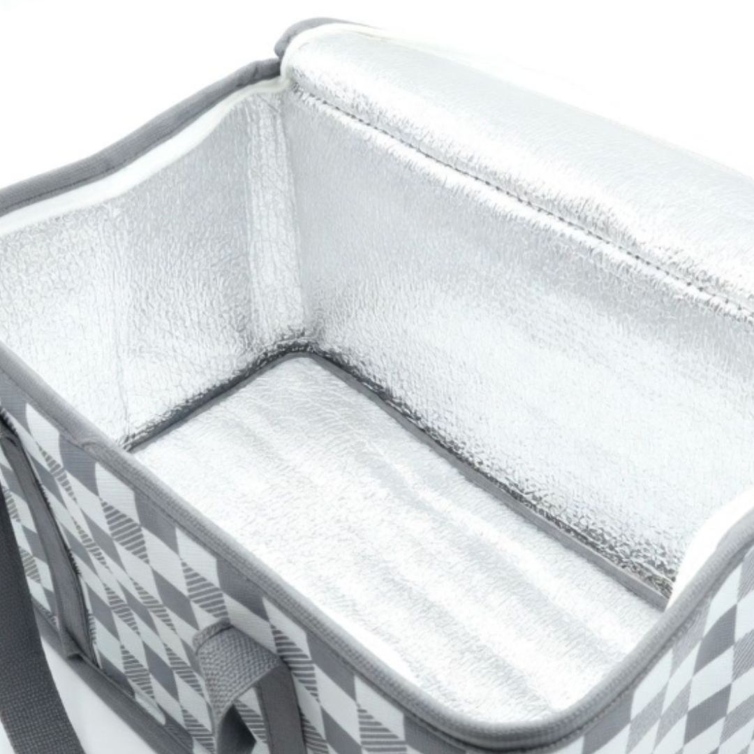 Geantă termică 35 L, Nurteks, pliabilă, 41 x 33 x 26 cm, poliester și folie de aluminiu - thumbs image 3