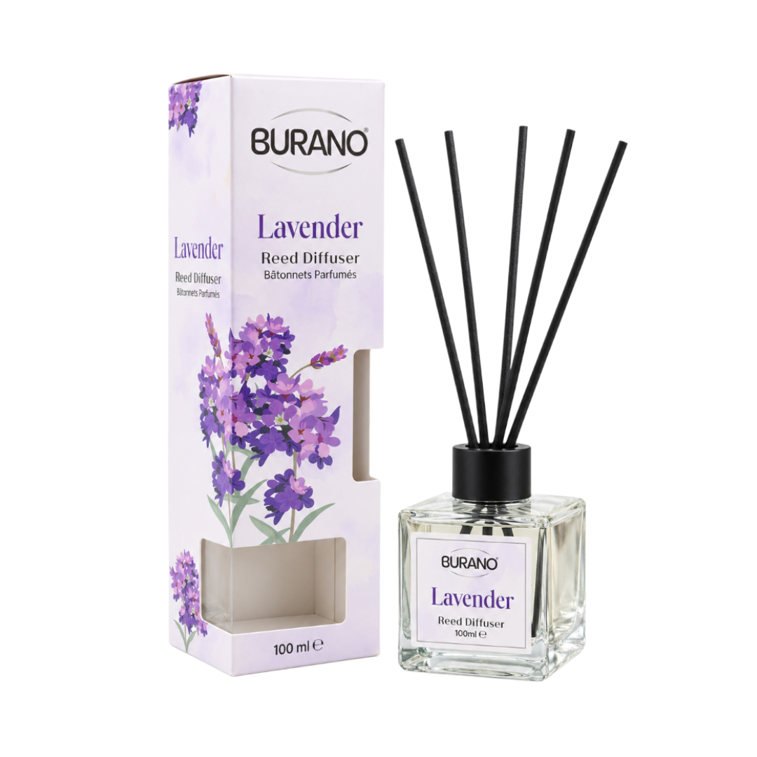 Difuzor de aromă BURANO "Lavander", 100 ml, violet