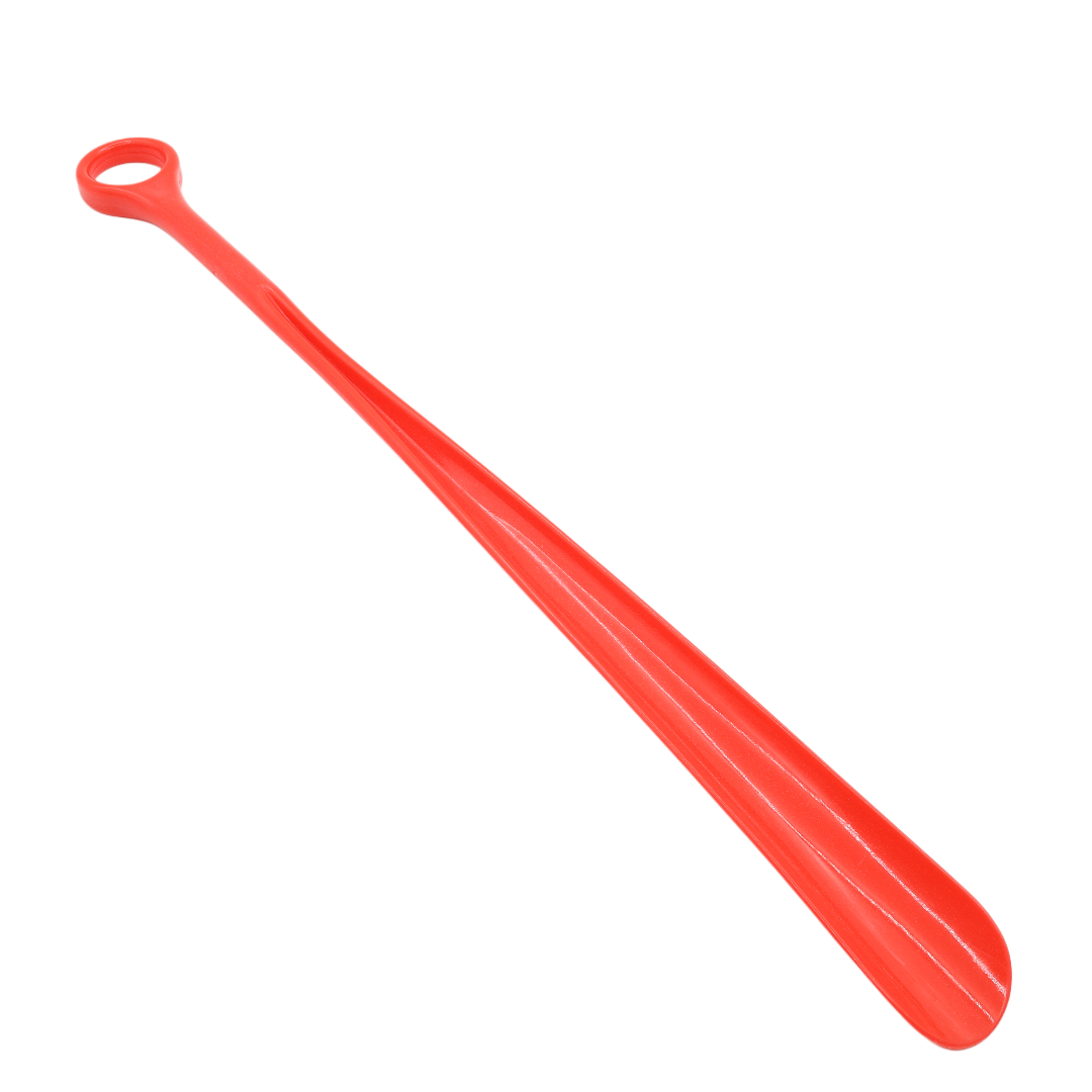 Lingură de încălțăminte M24-121, plastic, multicolor, 45.5 cm - Roșu