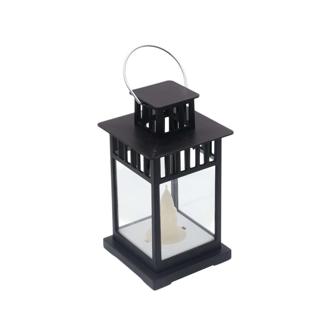 Felinar suspendat cu lumânare LED M20-88, plastic, multicolor