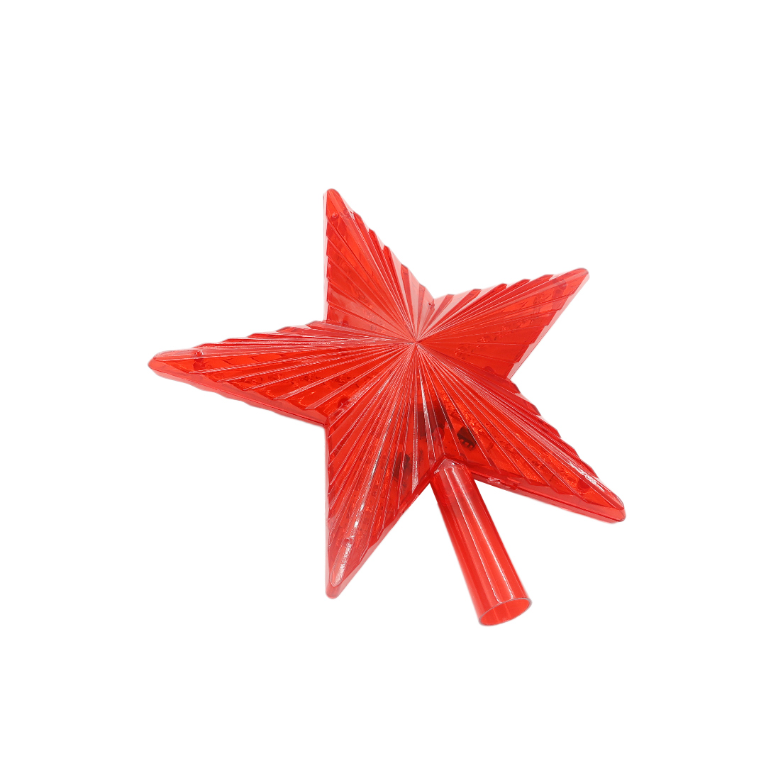 Stea pentru brad LED M17-346, lumina roșie