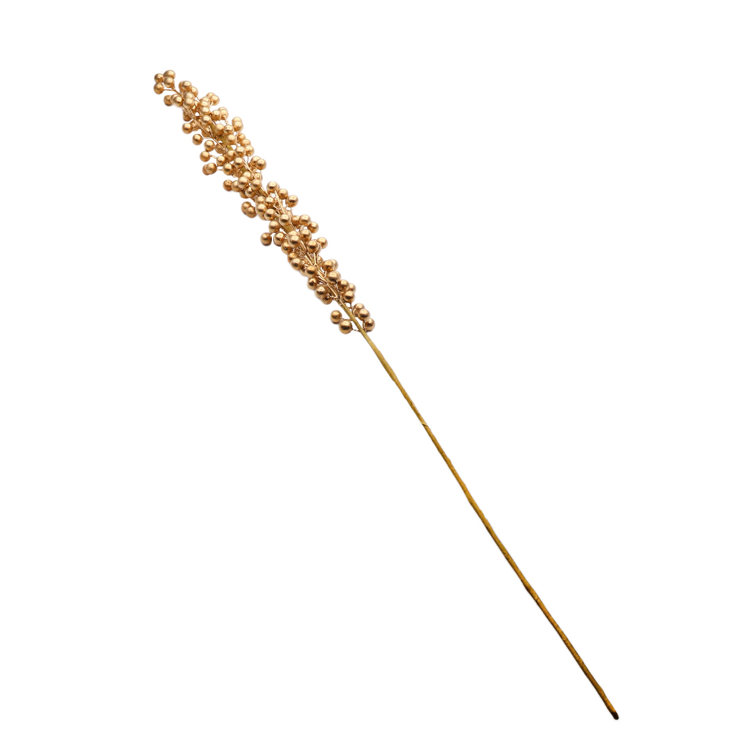 Crenguță decorativă M21-267, auriu, 95 cm