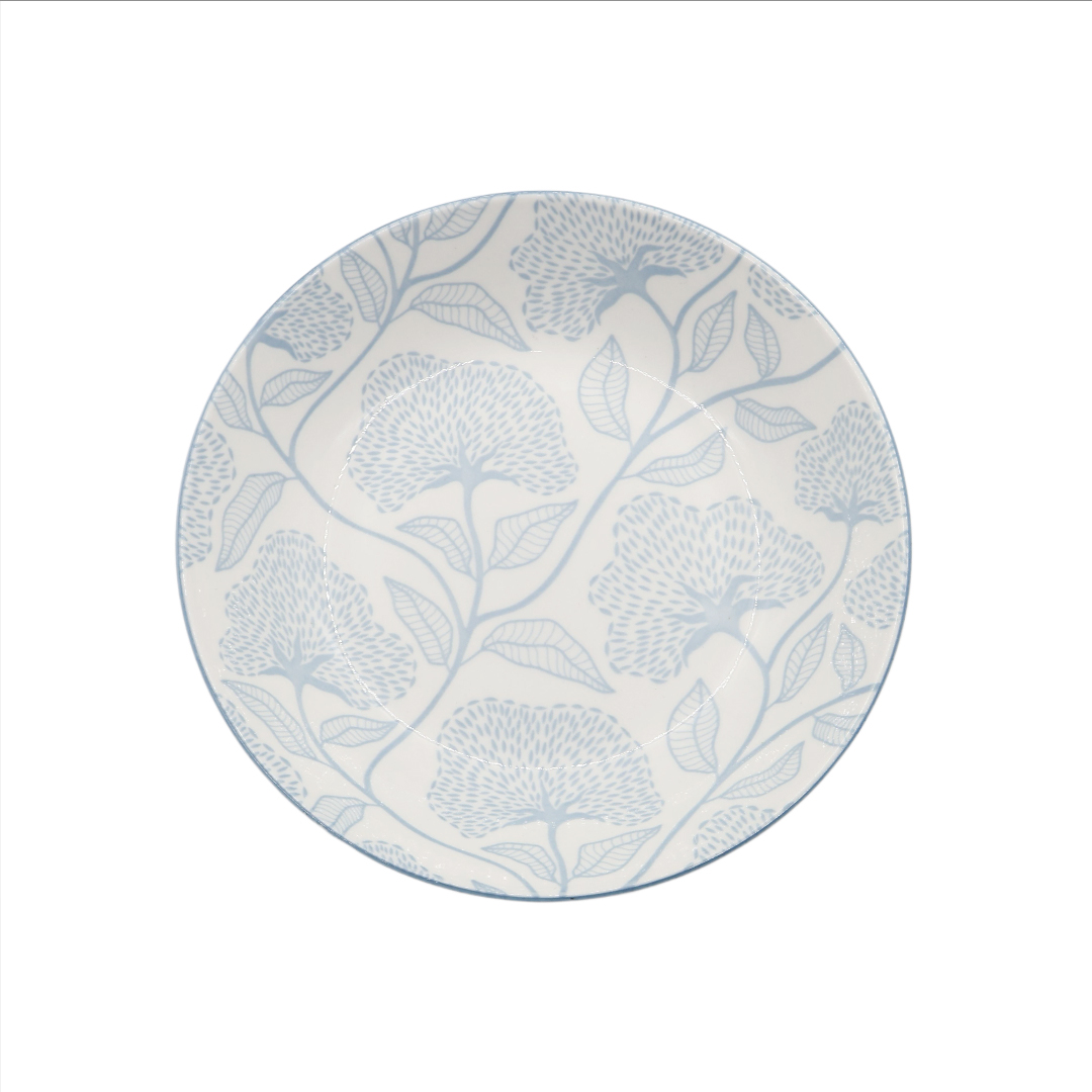 Farfurie felul1 Gupan M26-150, ceramică, imprimeu floral albastru, 20 cm - thumbs image 2