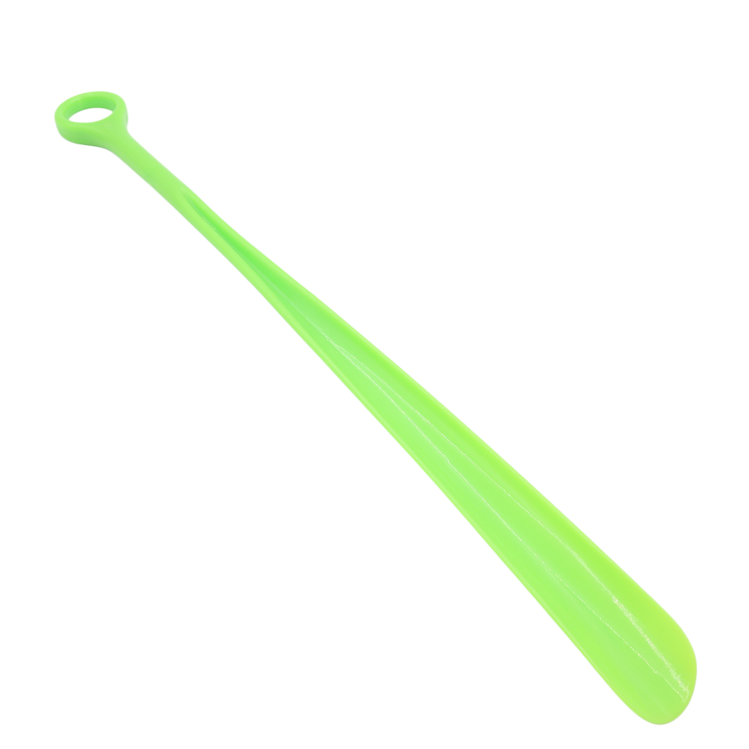 Lingură de încălțăminte M24-121, plastic, multicolor, 45.5 cm - Verde
