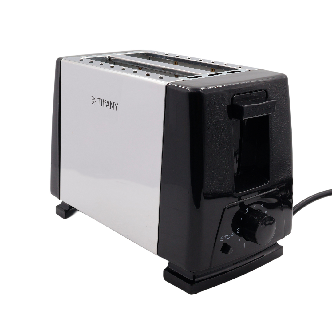 Toster Tiffany TF-668, argintiu, oțel inoxibil și plastic, 700 W