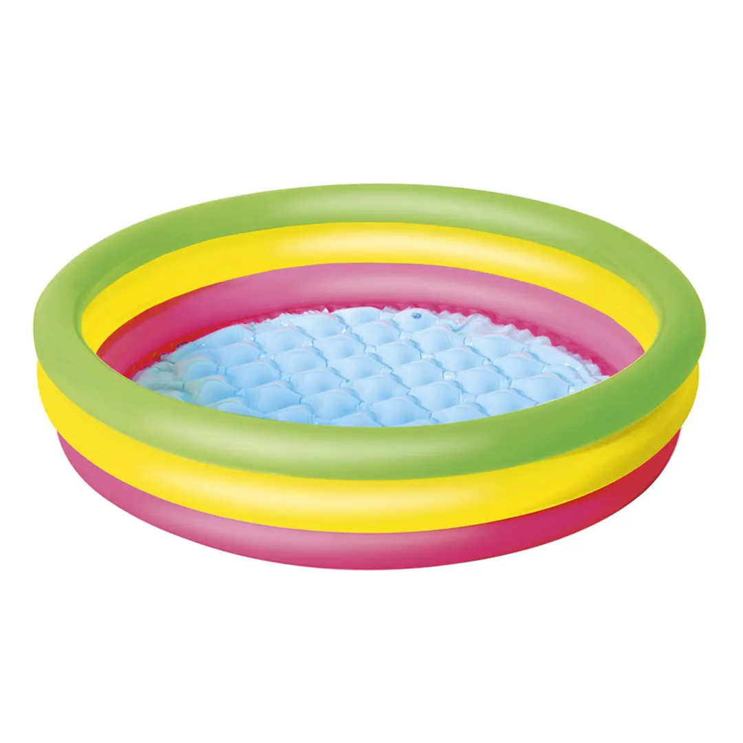 Piscină gonflabilă Bestway, M25-85, podea moale, multicolor - curcubeu, vinil rezistent,  41 L, 70 cm x 24 cm - thumbs image 3