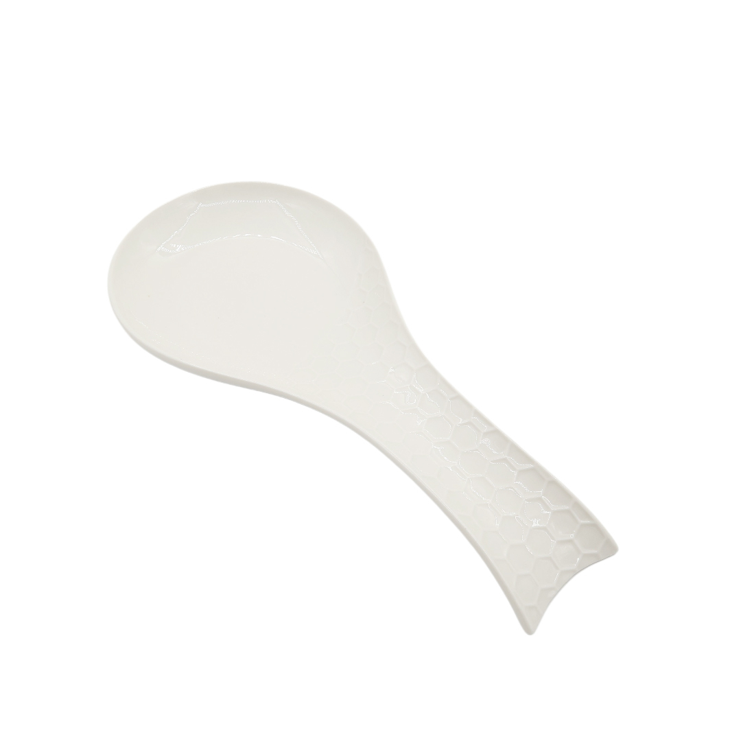 Suport pentru lingură M26-223, ceramică, alb, 25 x 11.7 cm