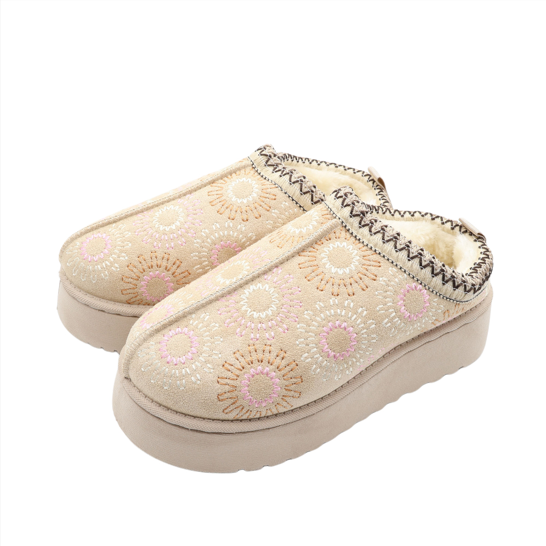 Papuci pentru dame M26-461, textil Nubuc, talpa EVA, multicolor, mărimea 36 - 41 - thumbs image 1