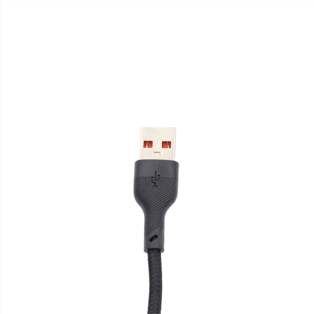 Cablu de încărcare și date Kakusiga KSC-991, 5 A, USB Type-A / USB Type-C, Fast Charging, textil împletit, 1 m - thumbs image 4