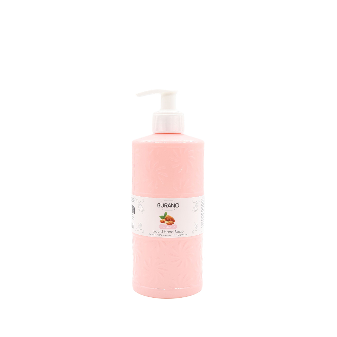 Săpun lichid Elegant BURANO "Almond", 500 ml, roz