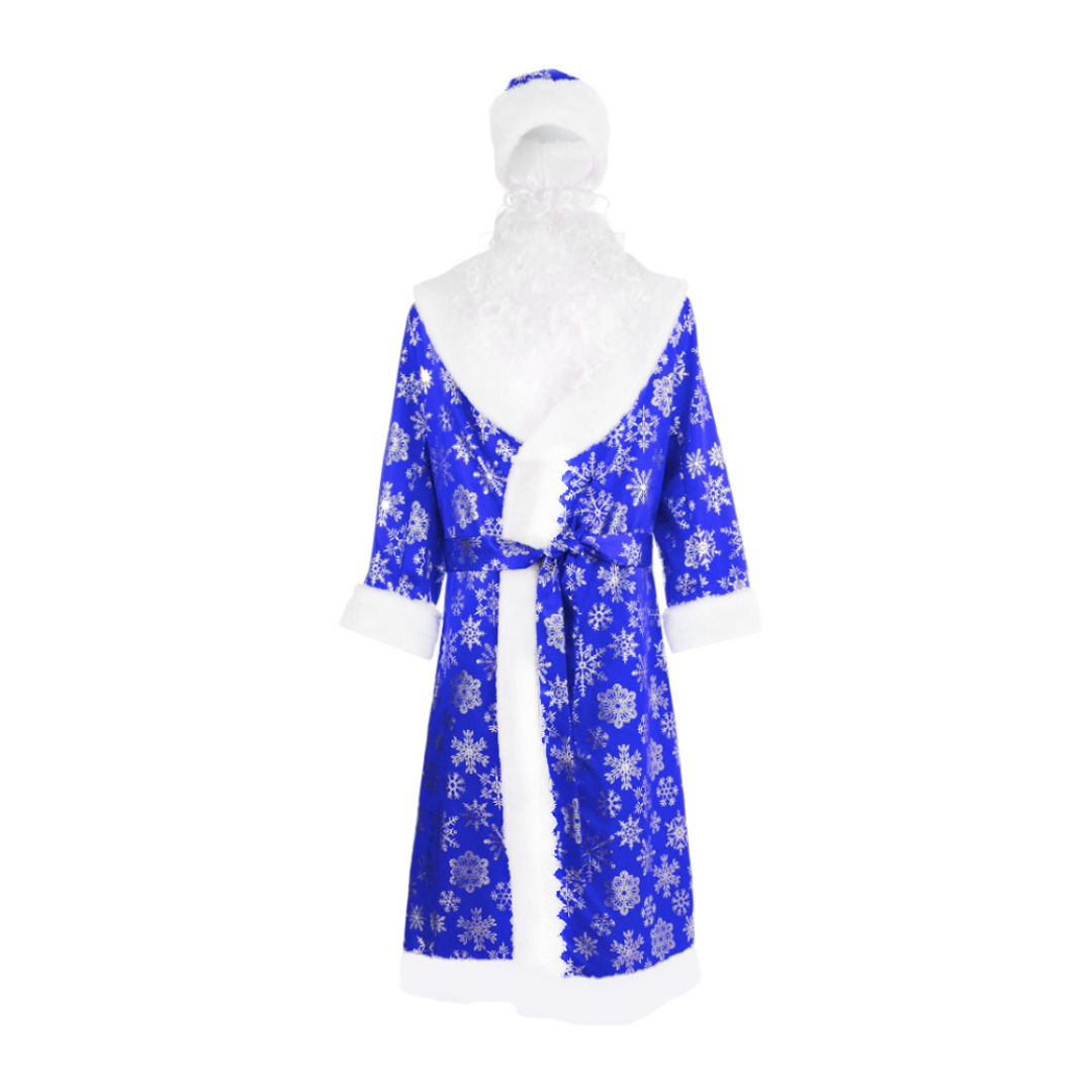 Costum Moș Crăciun M21-226, albastru, L-XL