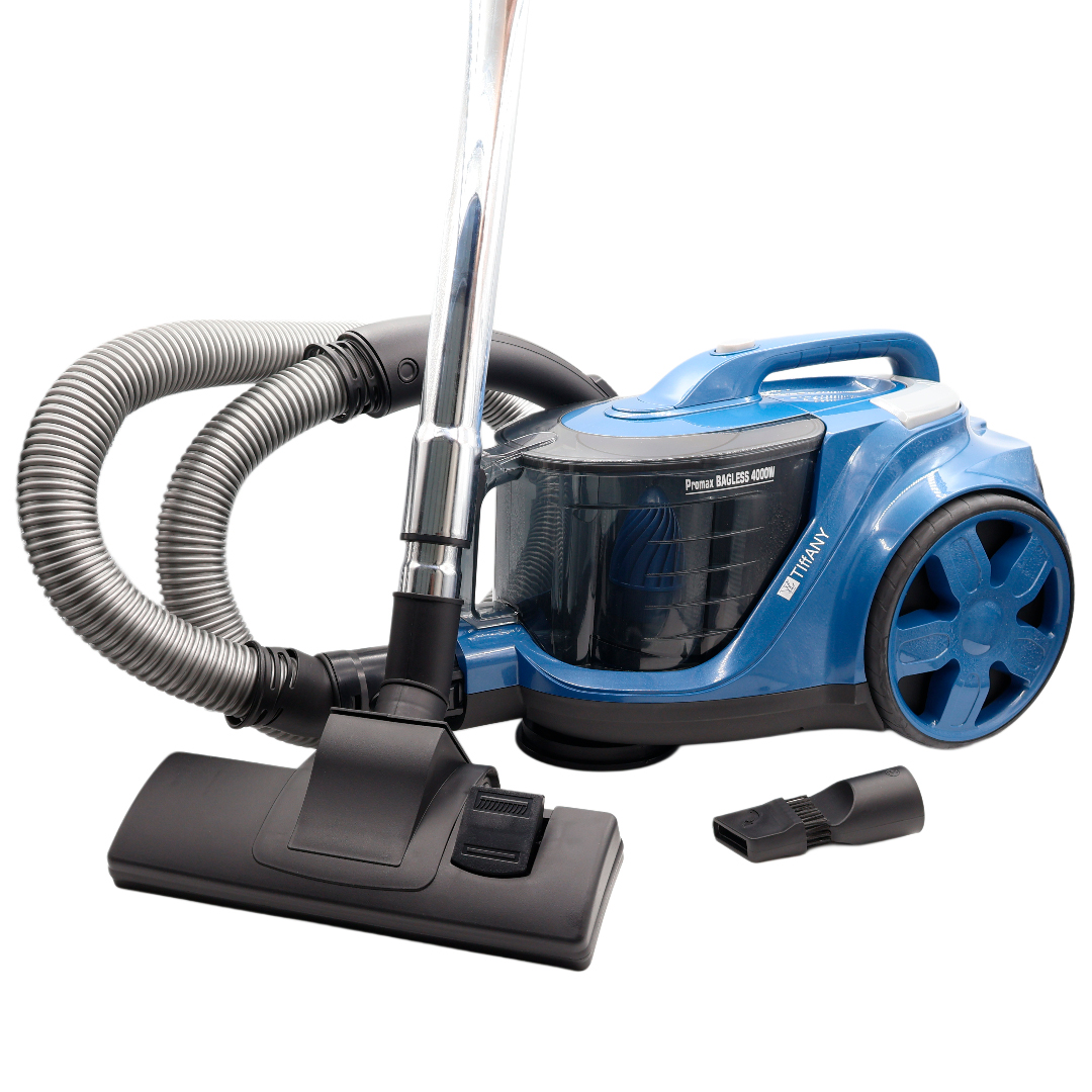 Aspirator Tiffany TF-2201, albastru, plasic și oțel inoxibil, 3.5 L, 4000 W