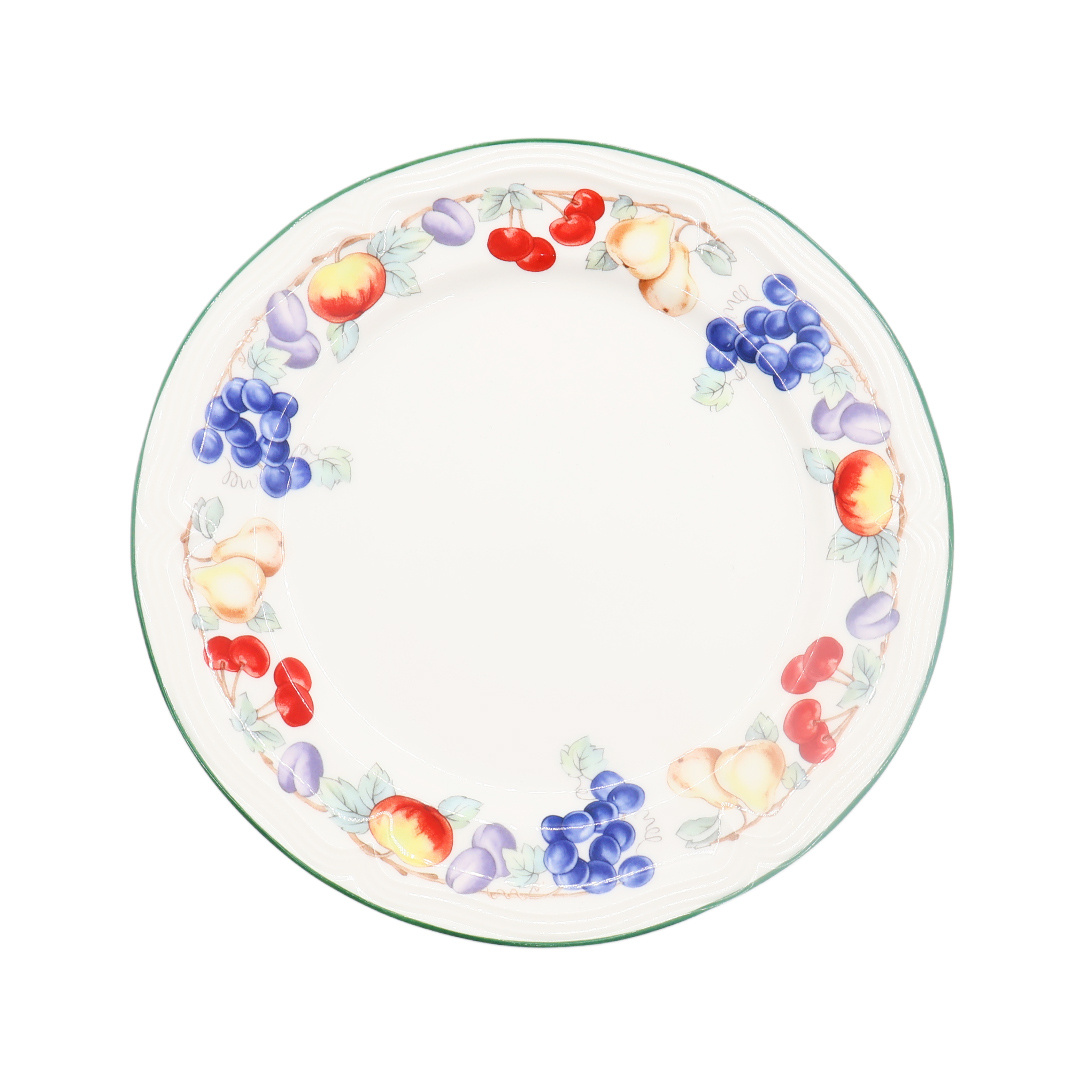 Тарелка BYFOMA M21-25, керамика, фруктовый принт, 2.2x20.5 см - thumbs image 2