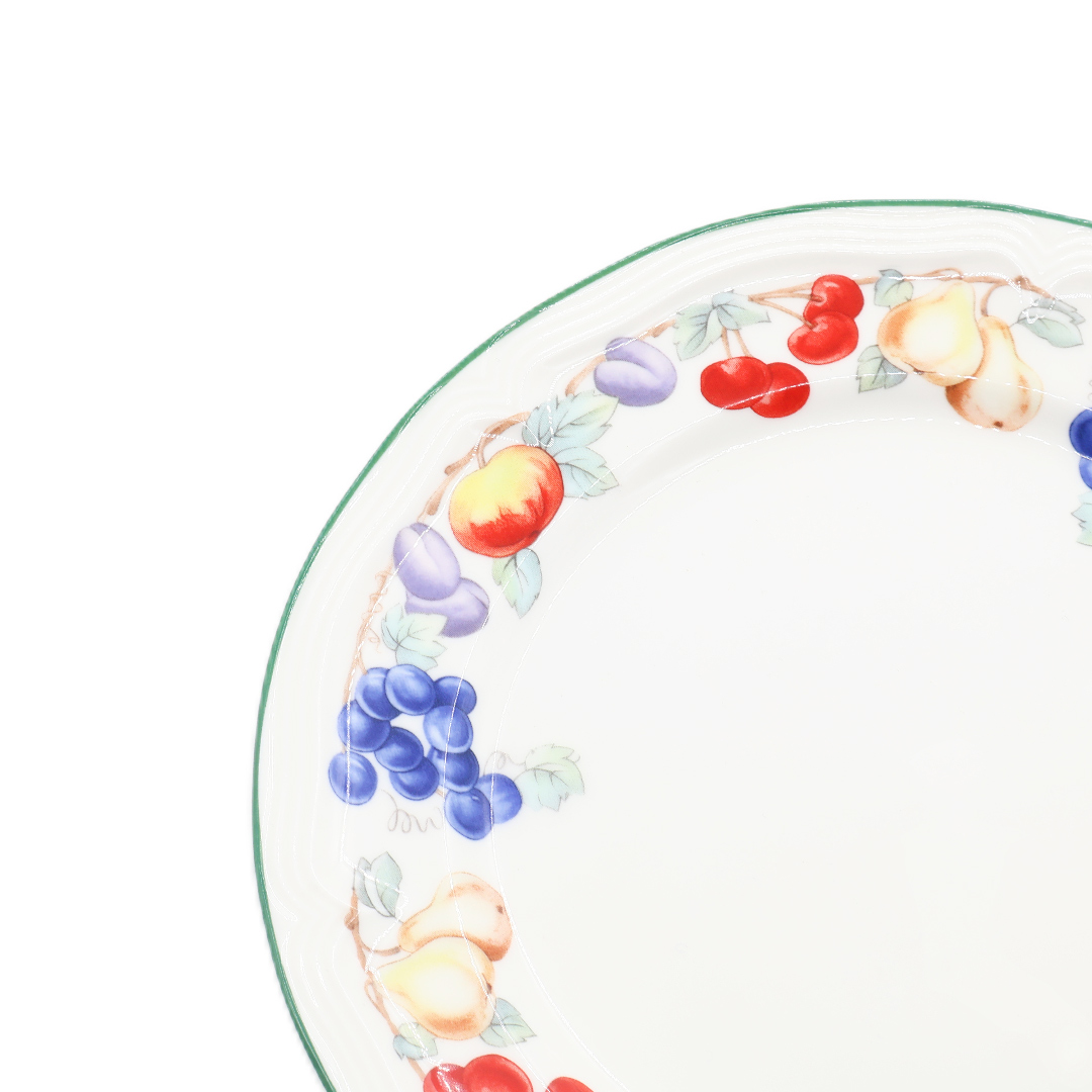 Тарелка BYFOMA M21-25, керамика, фруктовый принт, 2.2x20.5 см - thumbs image 3