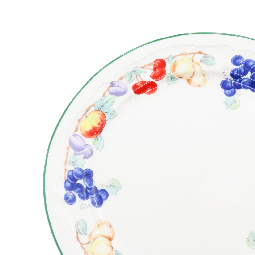 Тарелка BYFOMA M21-24, керамика, фруктовый принт, 2.6x26.1 см - thumbs image 3