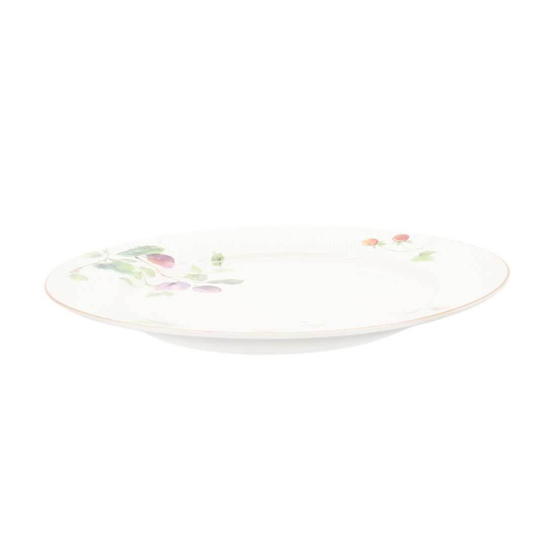 Farfurie BYFOMA M21-30, ceramică, imprimeu căpșună, 2x27.1 cm