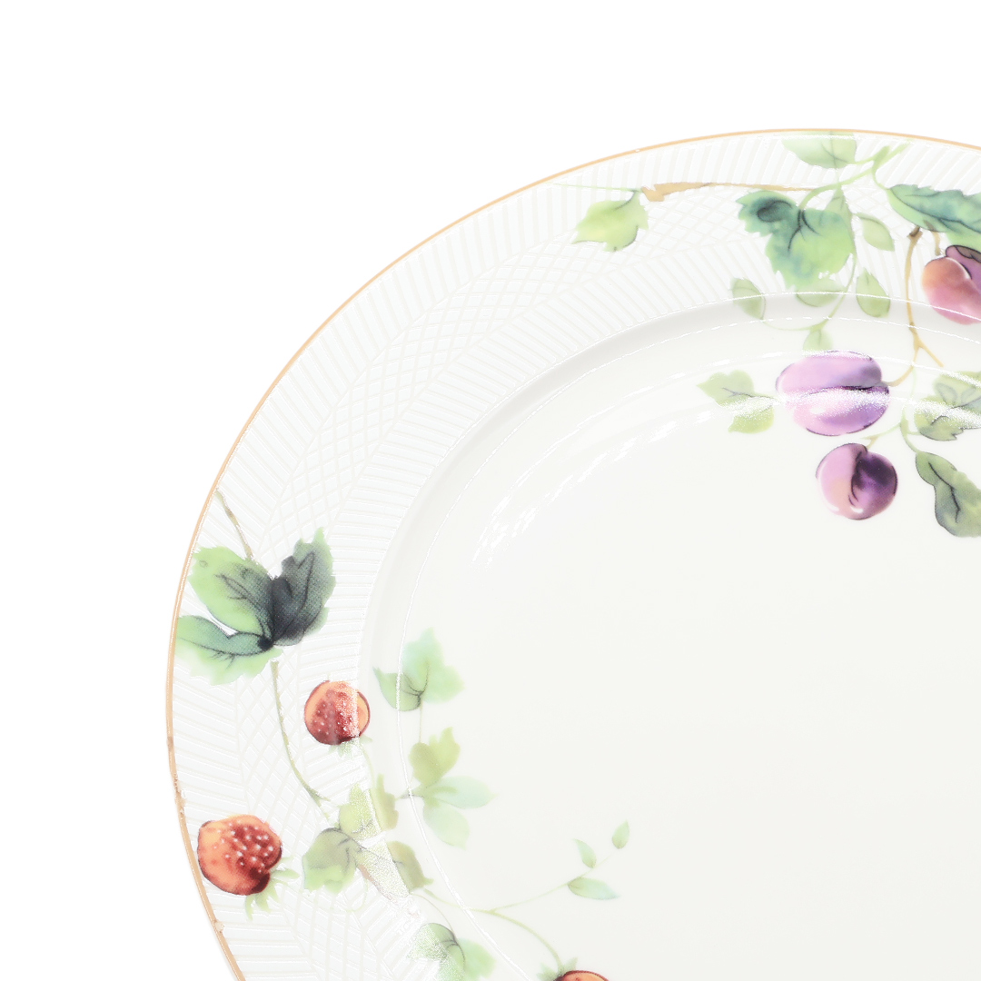 Тарелка BYFOMA M21-30, керамика, клубничный принт, 2x27.1 см - thumbs image 3