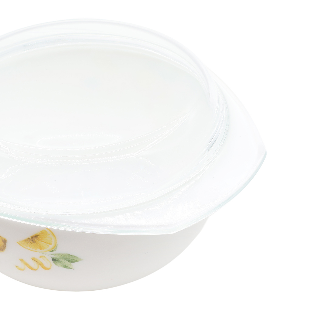 Набор контейнеров Gupan M21-19, 3 шт, опаловое стекло, лимонный принт - thumbs image 4